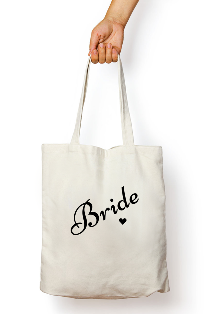 100% Cotton Canvas Tote Bag | Environment Safe | Customised Heart Name