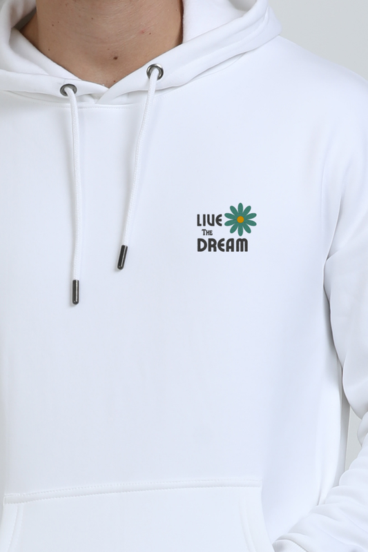 Unisex Embroidered Oversized Hoodie - Live The Dream