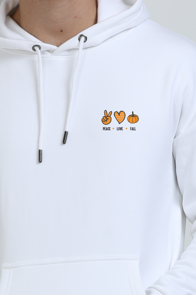 Embroider Women Oversized Hoodie - Peace.Love.Fall