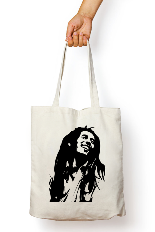 100% Cotton Canvas Tote Bag | Environment Safe | Bob Marley Solid