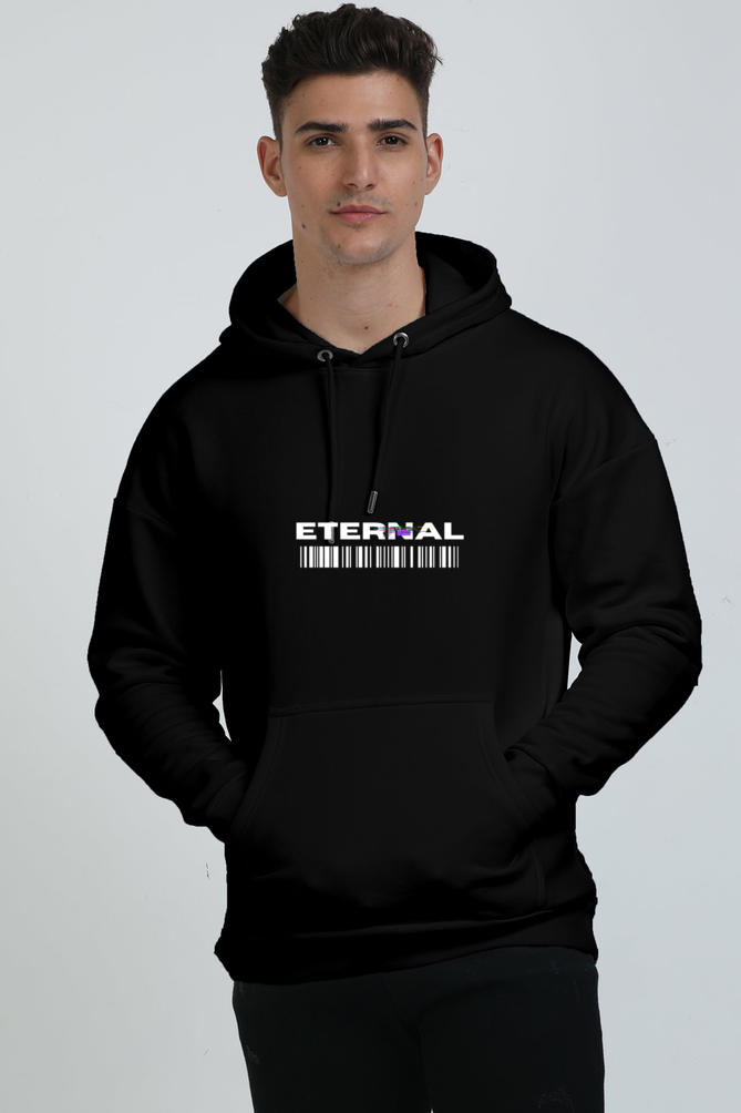 Men Oversized Hoodie Eternal barcode