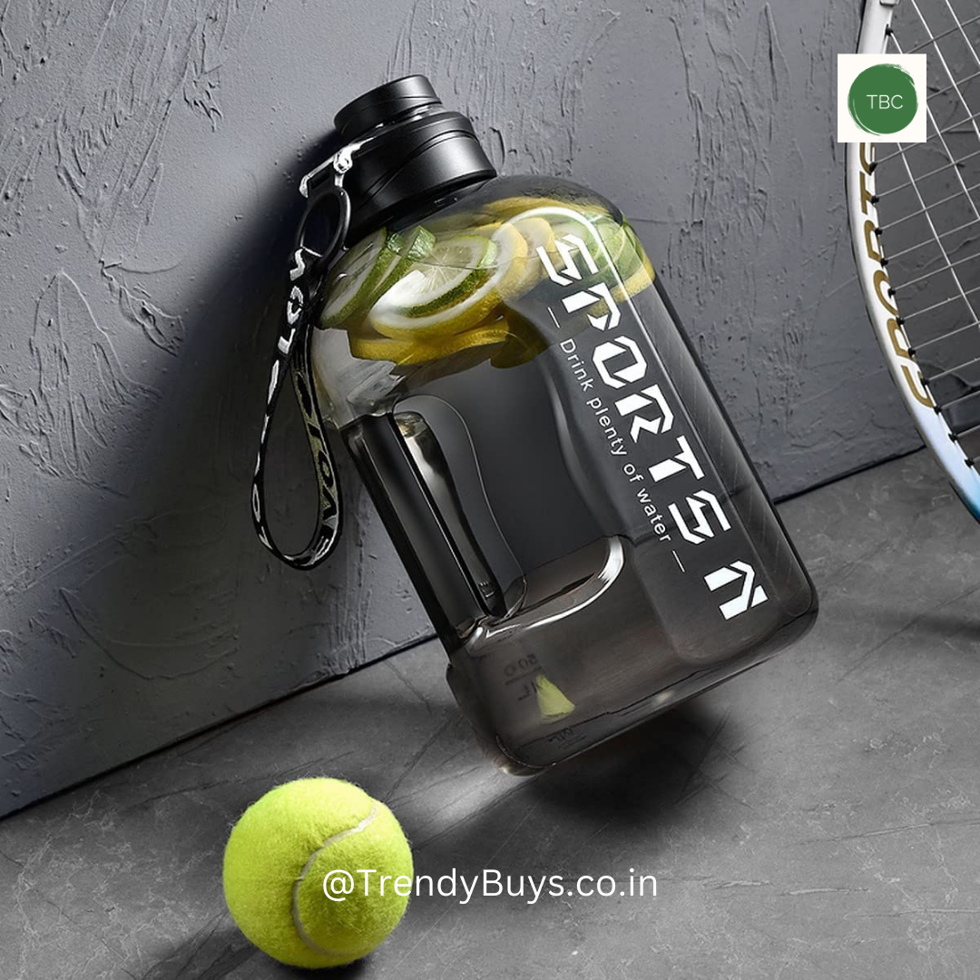 Gallon Water Bottle | 2.2 Litre | Gym Water Bottle | Never Run out of Water | Leak Proof