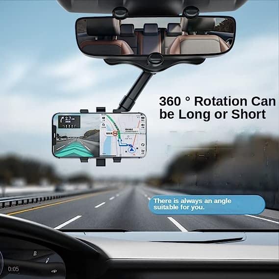 360 Degree Adjustable car phone holder| Rotatable and Retractable