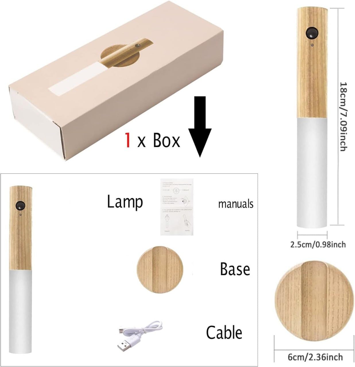 Smart Magnetic Lamp | Ambient Lighting Solution | Warm Light | Portable | Detachable