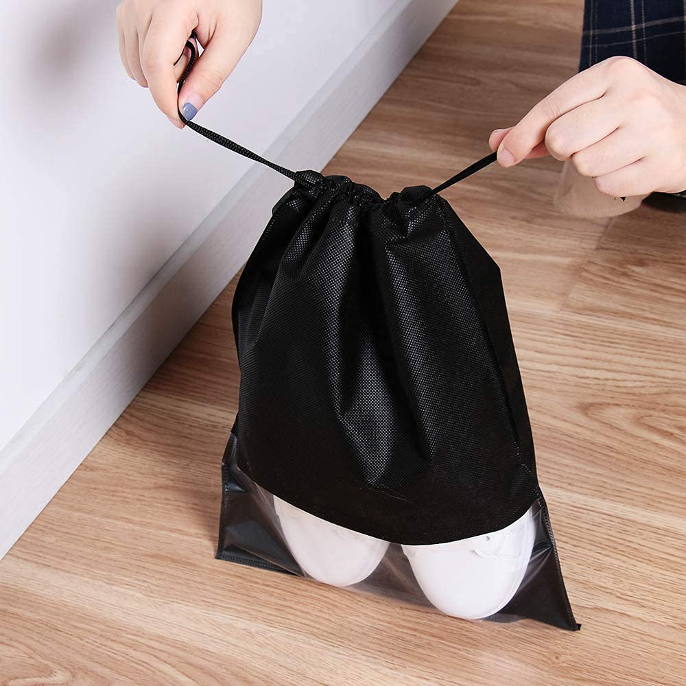 Portable Shoe Pouch for Travelling  | Pack Of 6 | Polyester