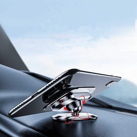 Magnetic Car Phone Mount |  360 Degree Rotation Adjustable | Noise-Free