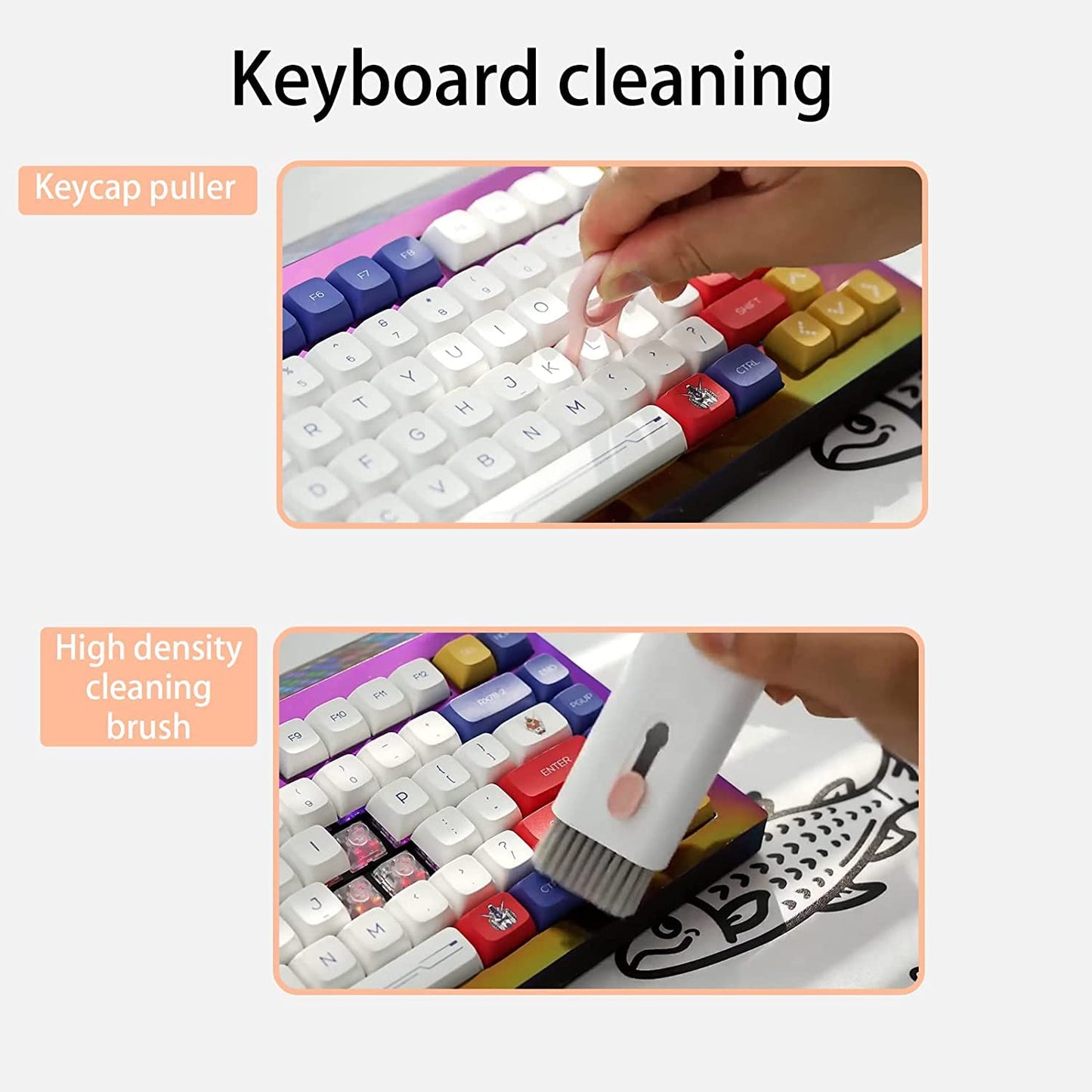 7-in-1 Airpods Cleaning Kit | Keyboard Cleaning Kit | Laptop Cleaning | With Liquid Spray