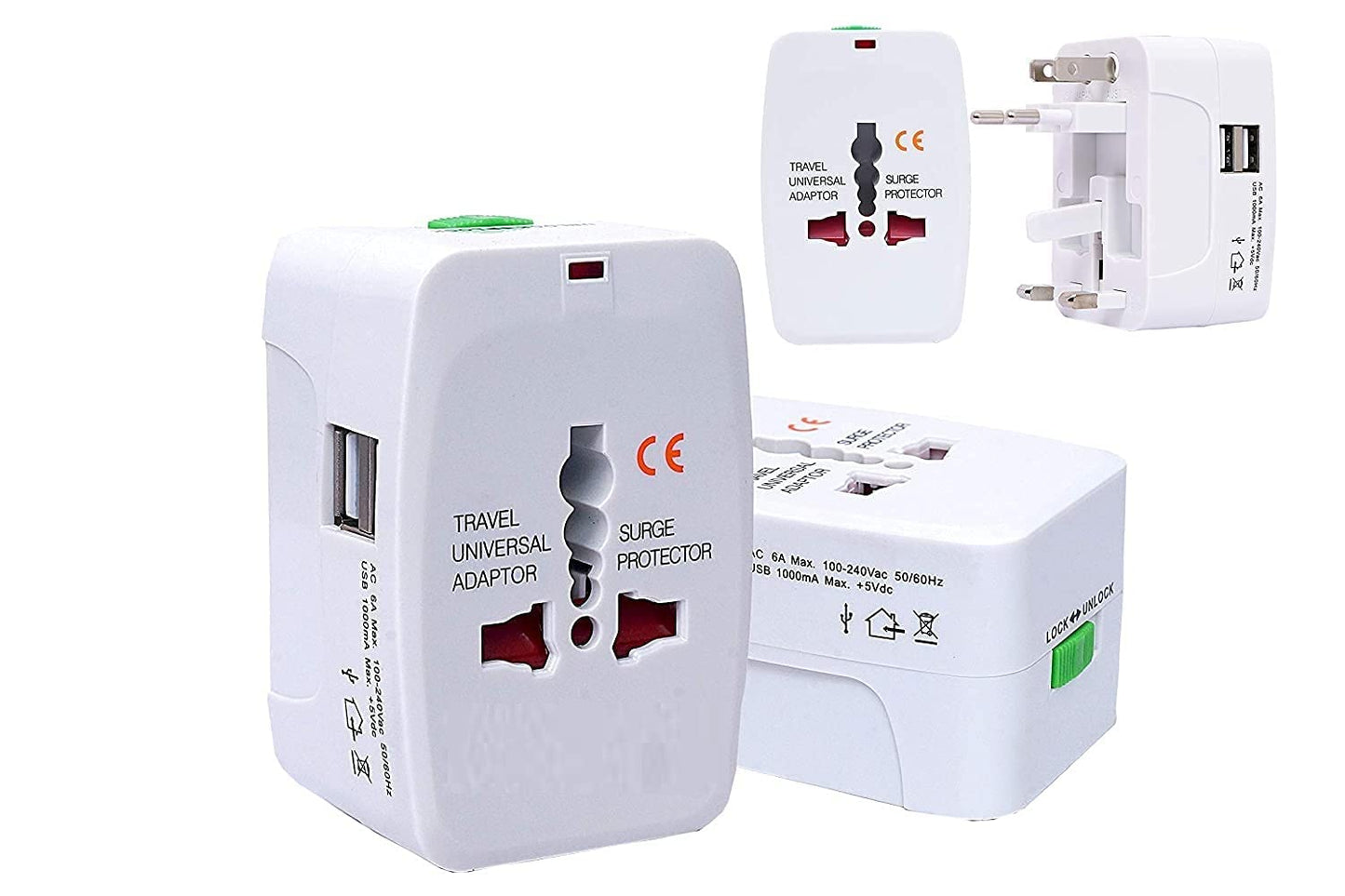 Smart Universal Travel Adapter | Surge Protector