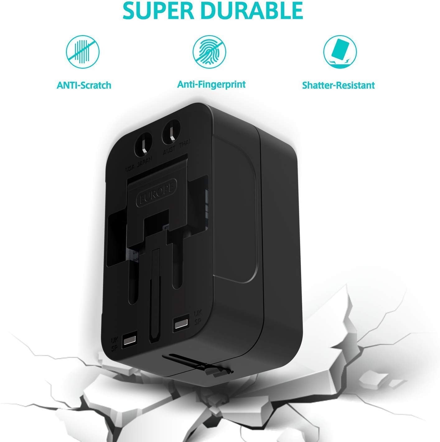 All In One Travel Adapter | Surge Protector | Universal Power Adapter