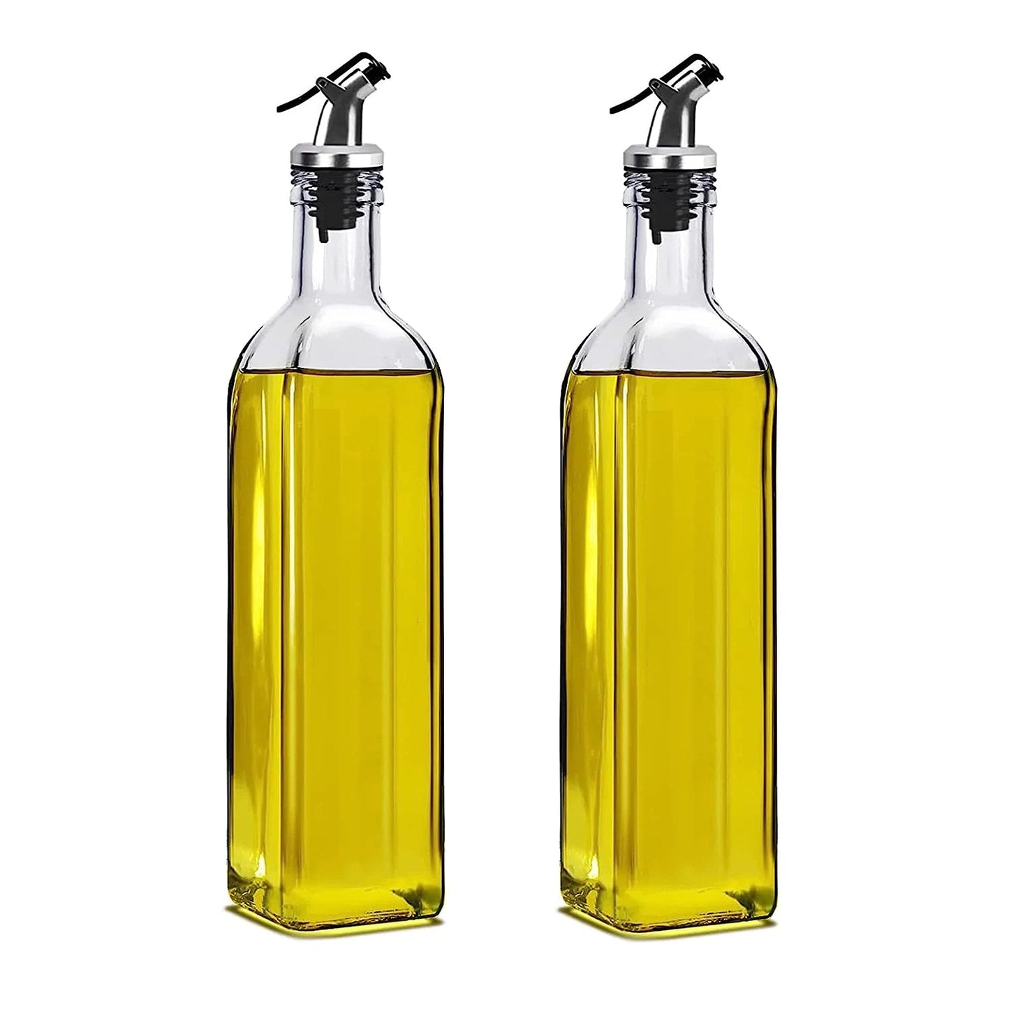 Glass Oil and Vinegar Dispenser | 500ML | Set Of 2