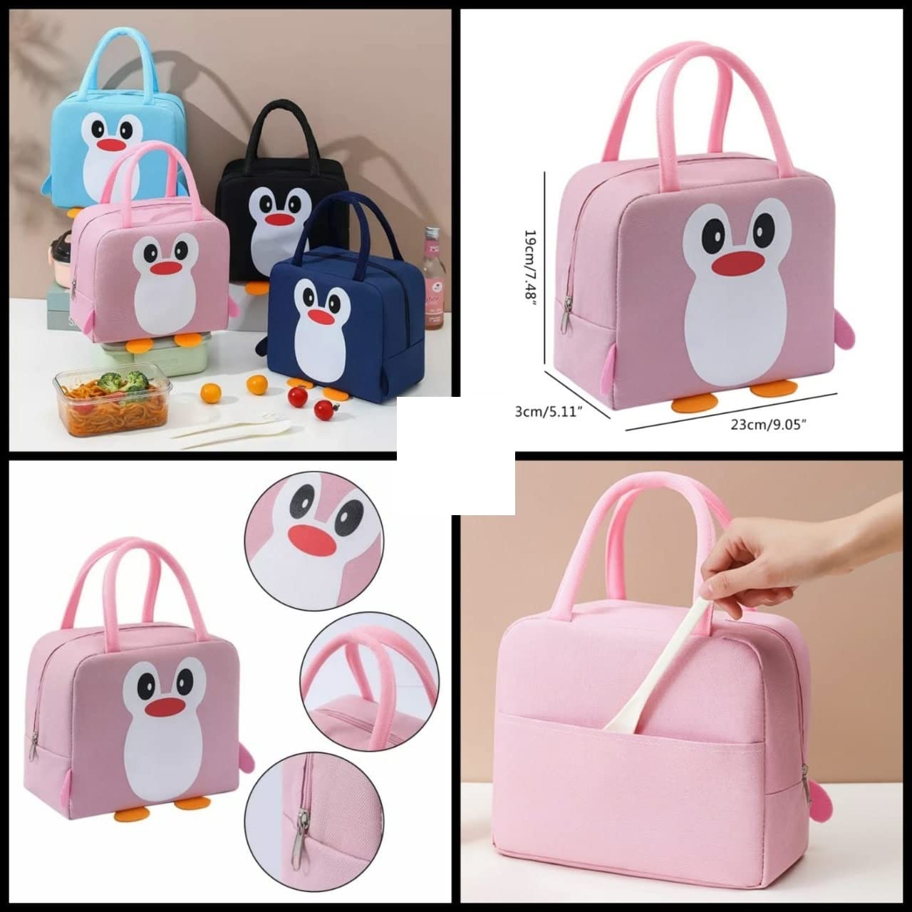 Insulated Multi-Purpose Waterproof Lunch Bag | Picnic Bag | Kids Lunch Bag