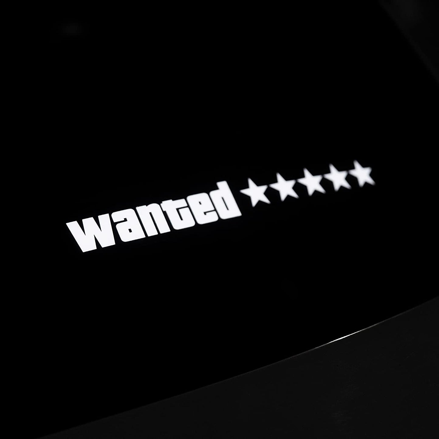 GTA Wanted 5 Stars LED Car Window Electric Decal - Elevate Your Ride!