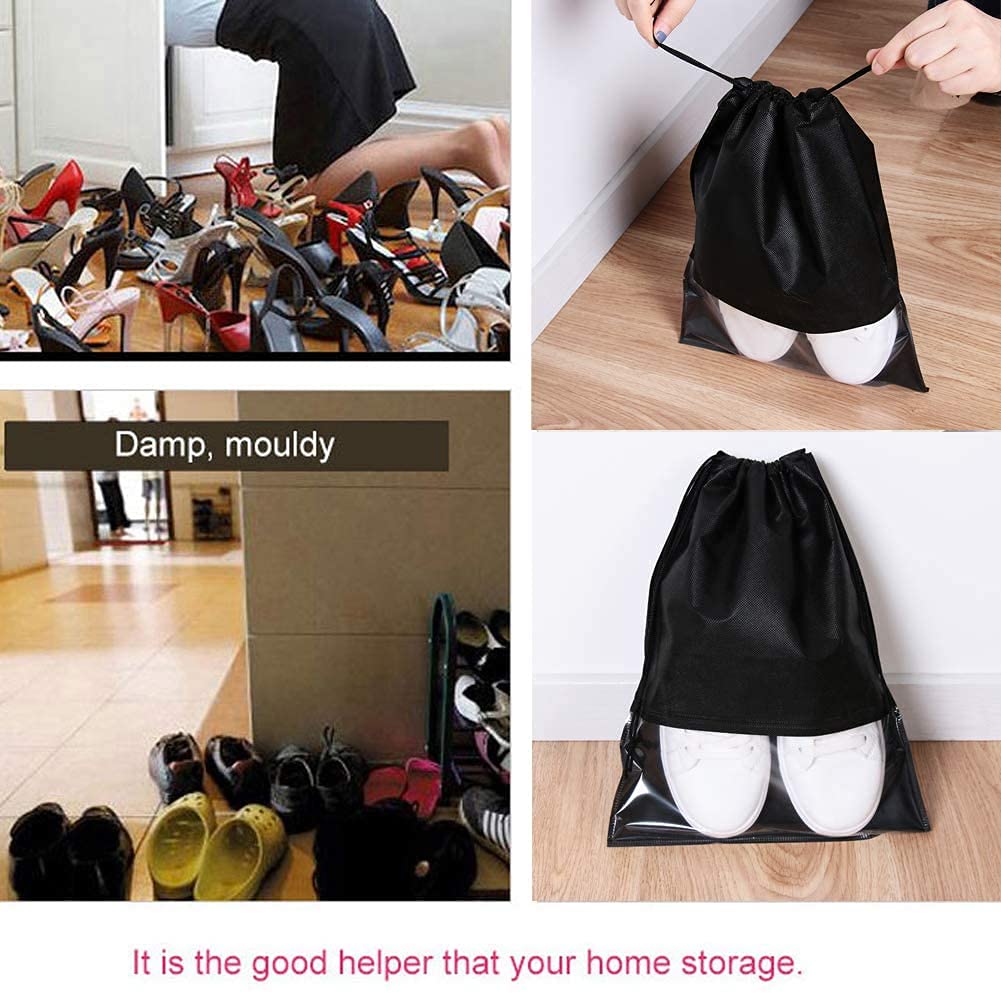 Portable Shoe Pouch for Travelling  | Pack Of 6 | Polyester