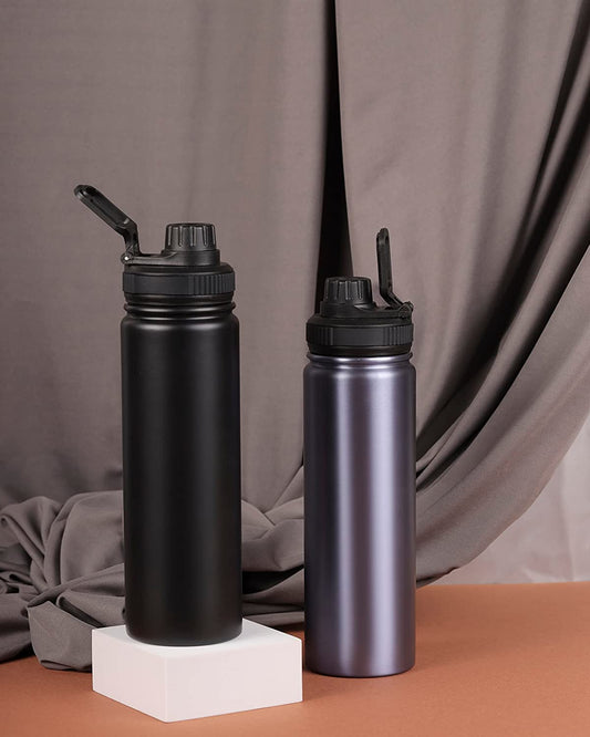 Premium Insulated Thermal Water Bottles | Stainless Steel Hot & Cold Travel Bottle | 650ML