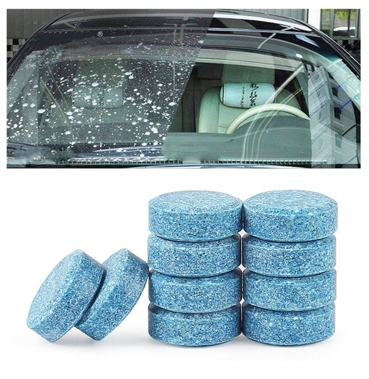 Car Auto Windshield Cleaner Tablet | Detergent Effervescent Tablets | Car Wiper Tablet | 25 pcs