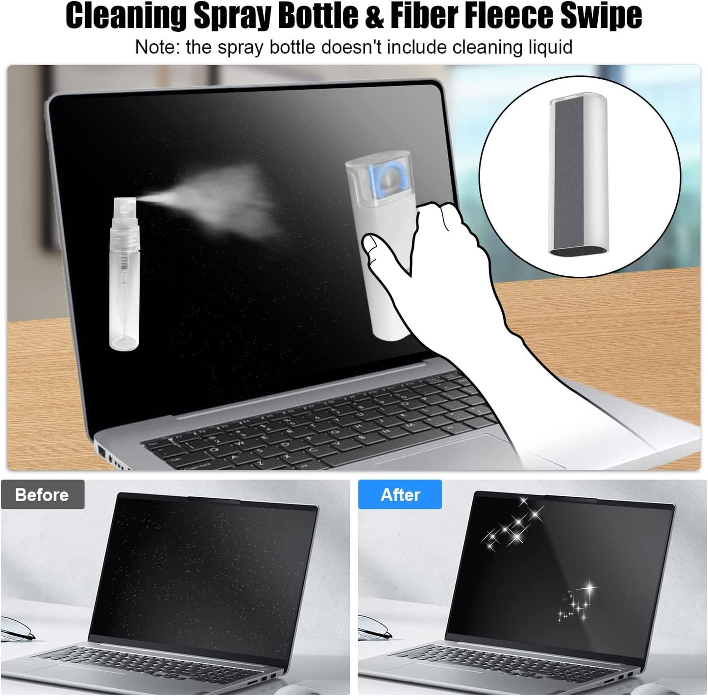 7-in-1 Airpods Cleaning Kit | Keyboard Cleaning Kit | Laptop Cleaning | With Liquid Spray