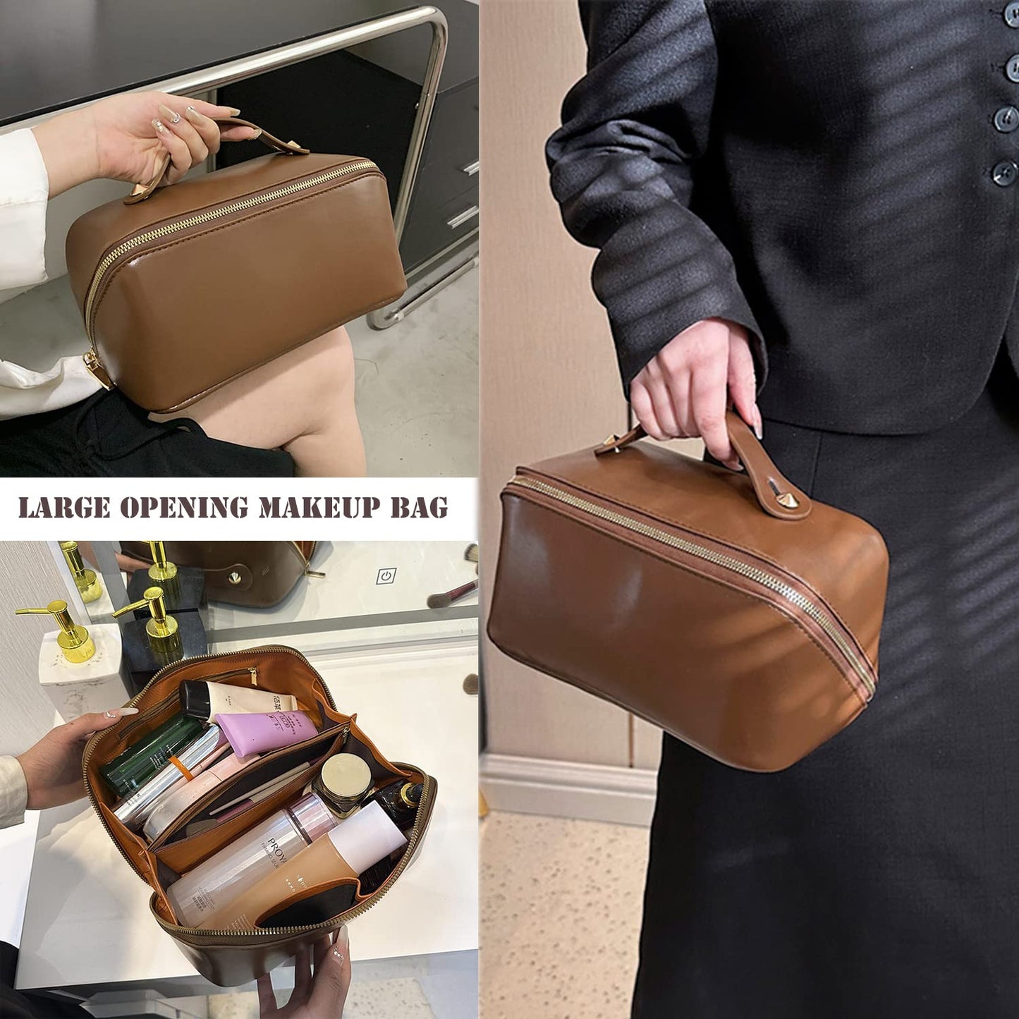 Luxury Travel Pouch | Cosmetic Pouch | Makeup Bag