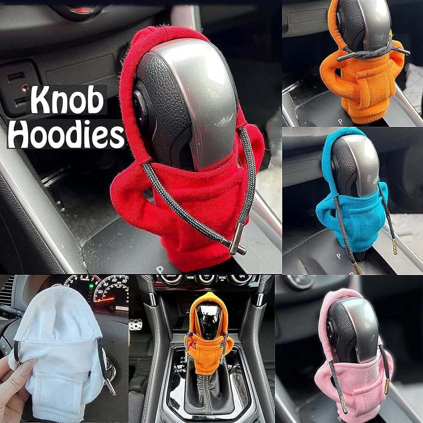 Cool Car Gear Hoodie | Cover for gear knob | Pack Of 2