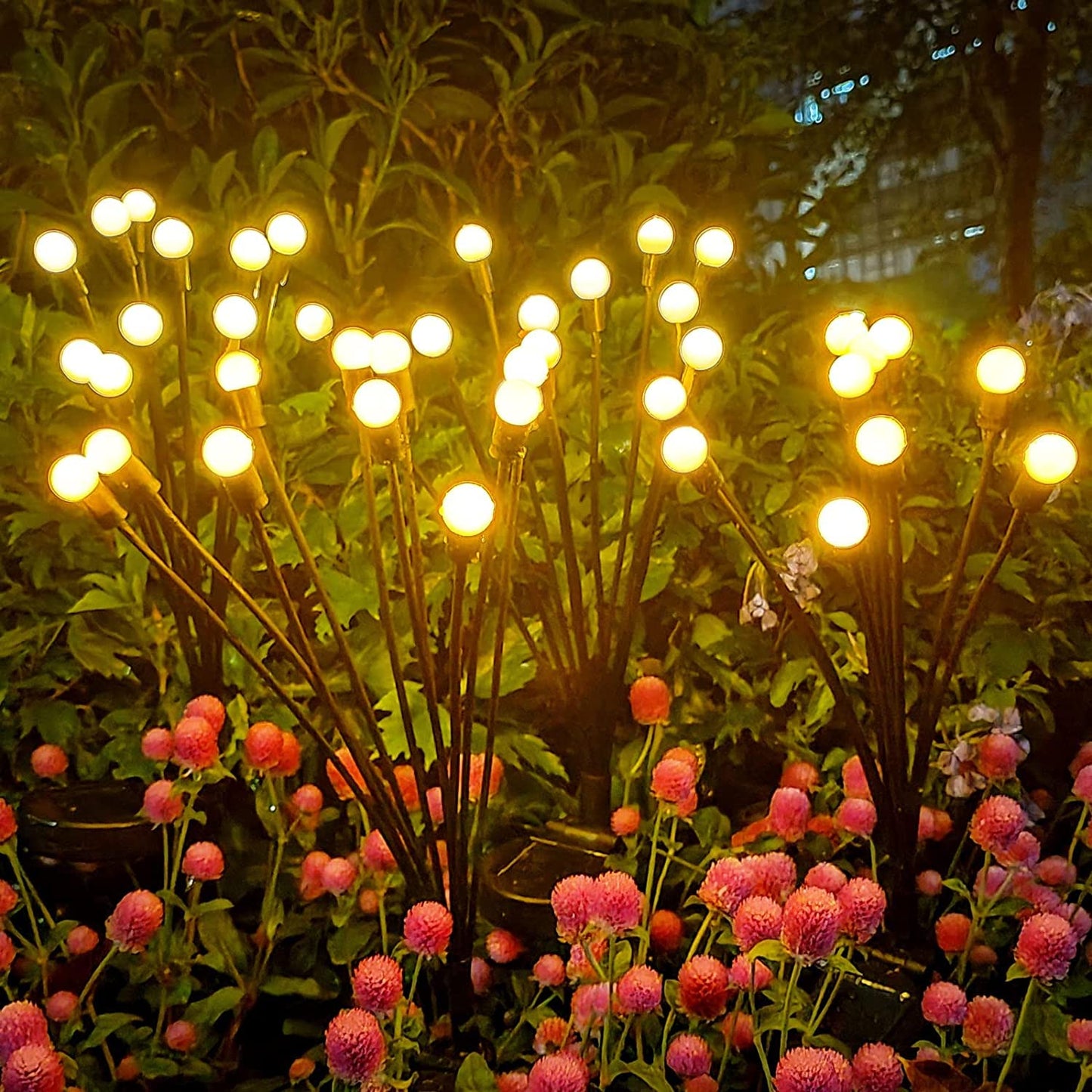 Firefly Outdoor Solar Lights: Illuminate Your Nights with Enchantment - 8 LED