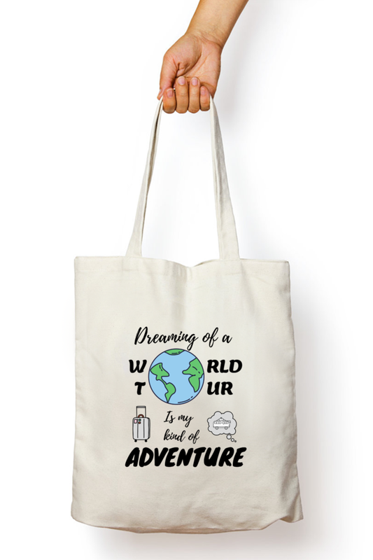 100% Cotton Canvas Tote Bag | Environment Safe | Adventure