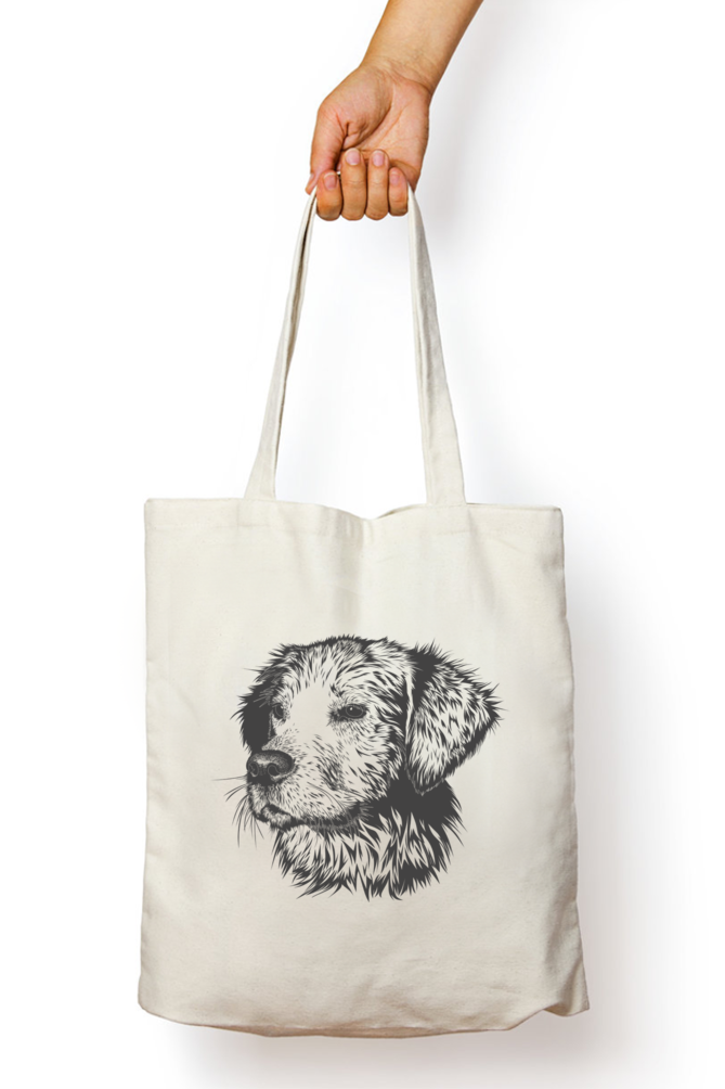 100% Cotton Canvas Tote Bag | Environment Safe | Dreamy Dog