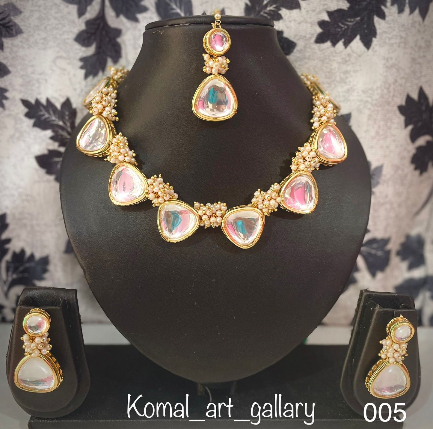 Kunadan Full Neck Set - Hand Made - Design 2