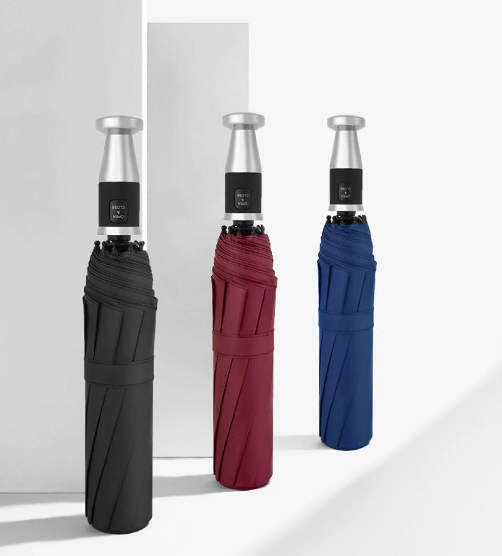 Royal Automatic Umbrella | Compact Size | Rain and UV Light Protector | 3 Colors