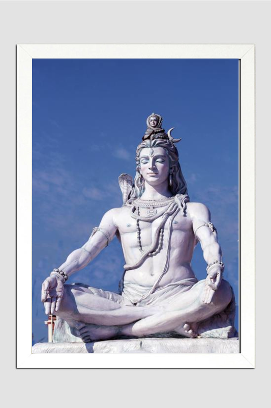 Meditating Shiva Framed Poster