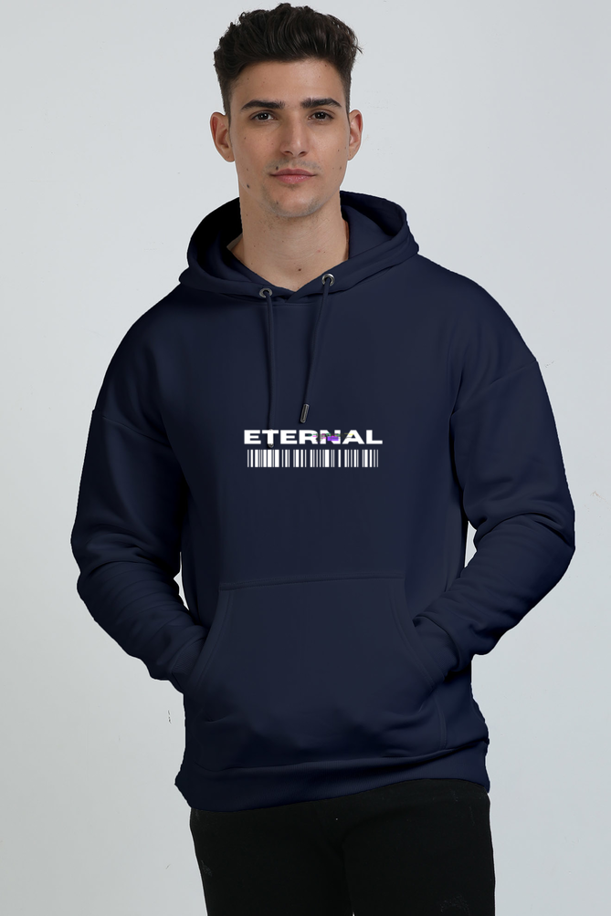 Men Oversized Hoodie Eternal barcode