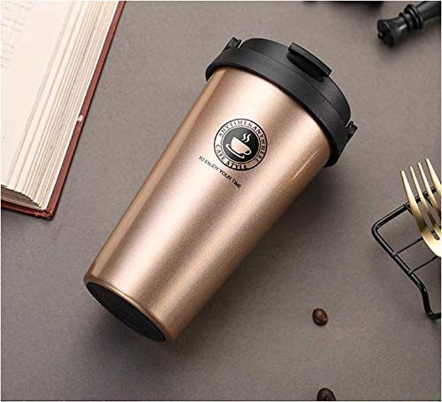 Stainless Steel Vacuum Insulated Travel Mug With Lid And Handle - 480 ML