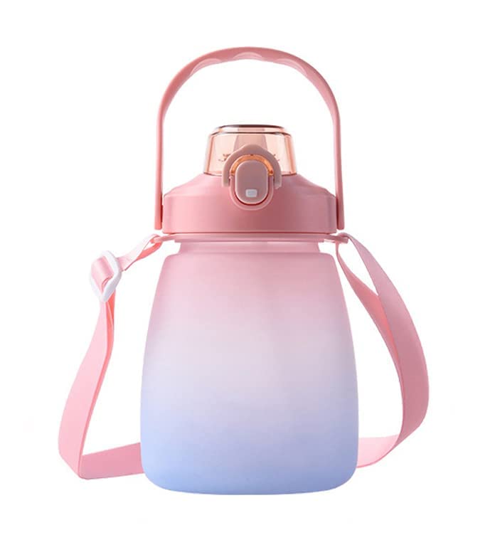 Bubble Water Bottle with Belt for Kid's - 1500ML | Sipper