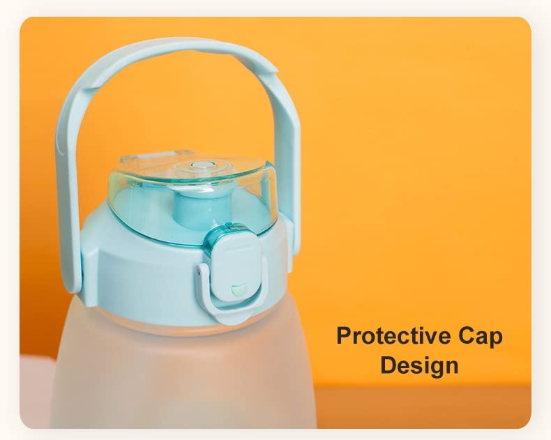 Bubble Water Bottle with Belt for Kid's - 1500ML | Sipper