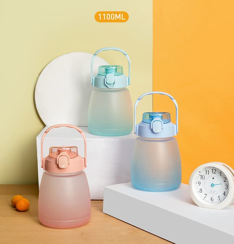 Bubble Water Bottle with Belt for Kid's - 1500ML | Sipper