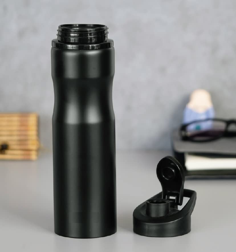 Stainless Steel Leak Proof Sports Water Bottle | Mat Finish | 800 ML