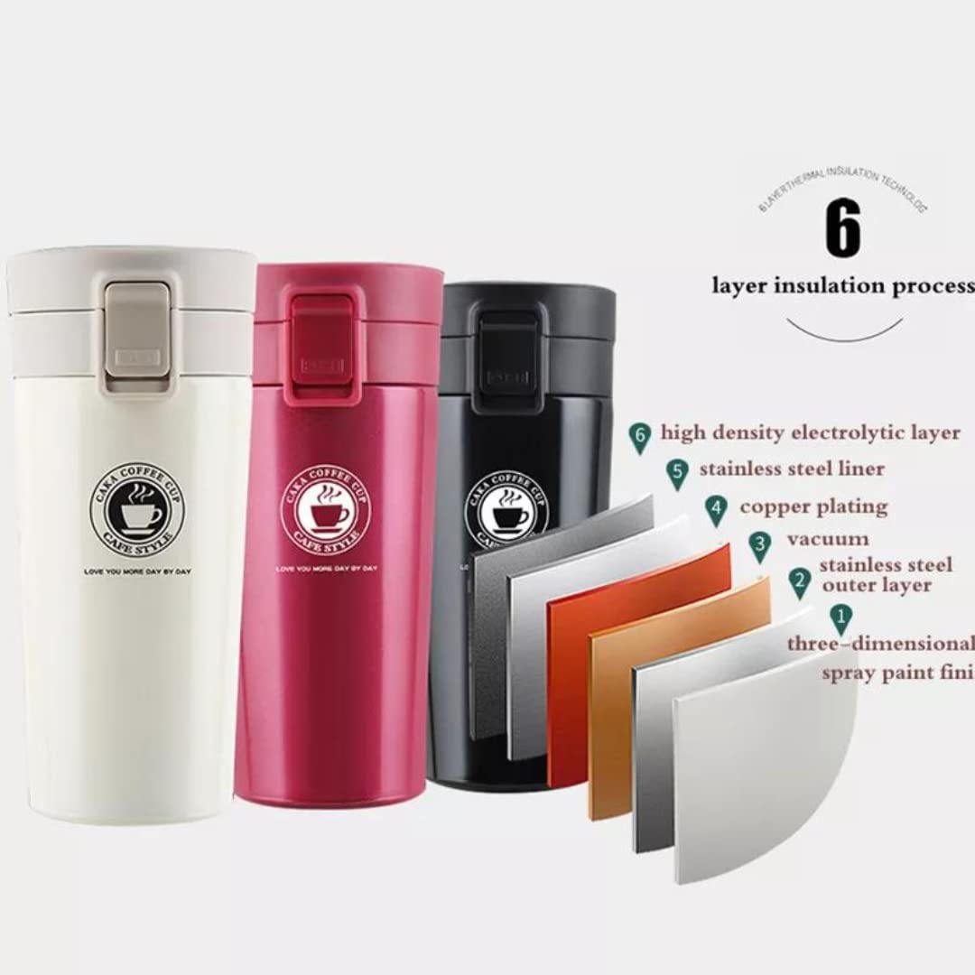 380ml/500ml Insulated Tumbler Coffee Travel Mug Vacuum Insulated