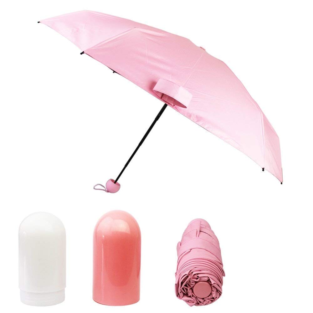 Mini Capsule Umbrella | Easy to carry | 3 Fold Umbrella