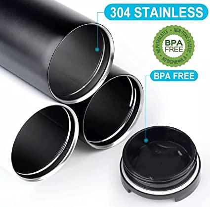 Stainless Steel Double Wall Vacuum Insulated Travel Tea and Coffee Mug Travel Flask Mug 500ML