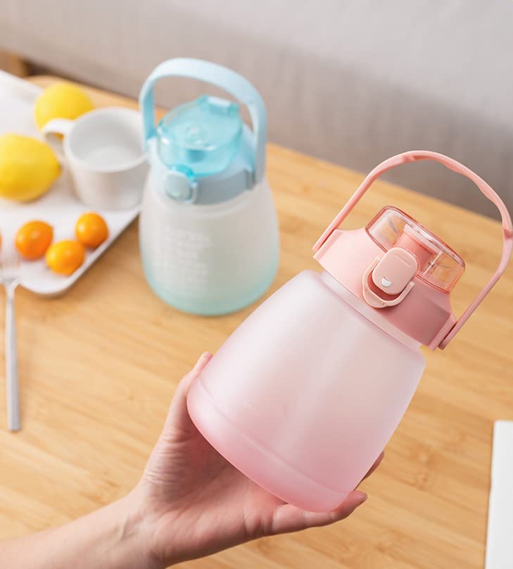 Bubble Water Bottle with Belt for Kid's - 1500ML | Sipper