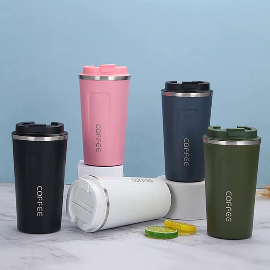 Smart Double Walled Travel Mug | With 360 Degree Leak Proof - 510ML