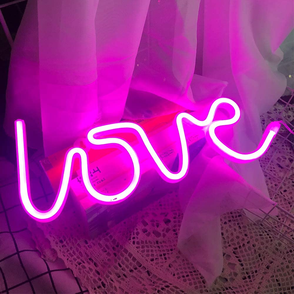 Neon Love Lamp