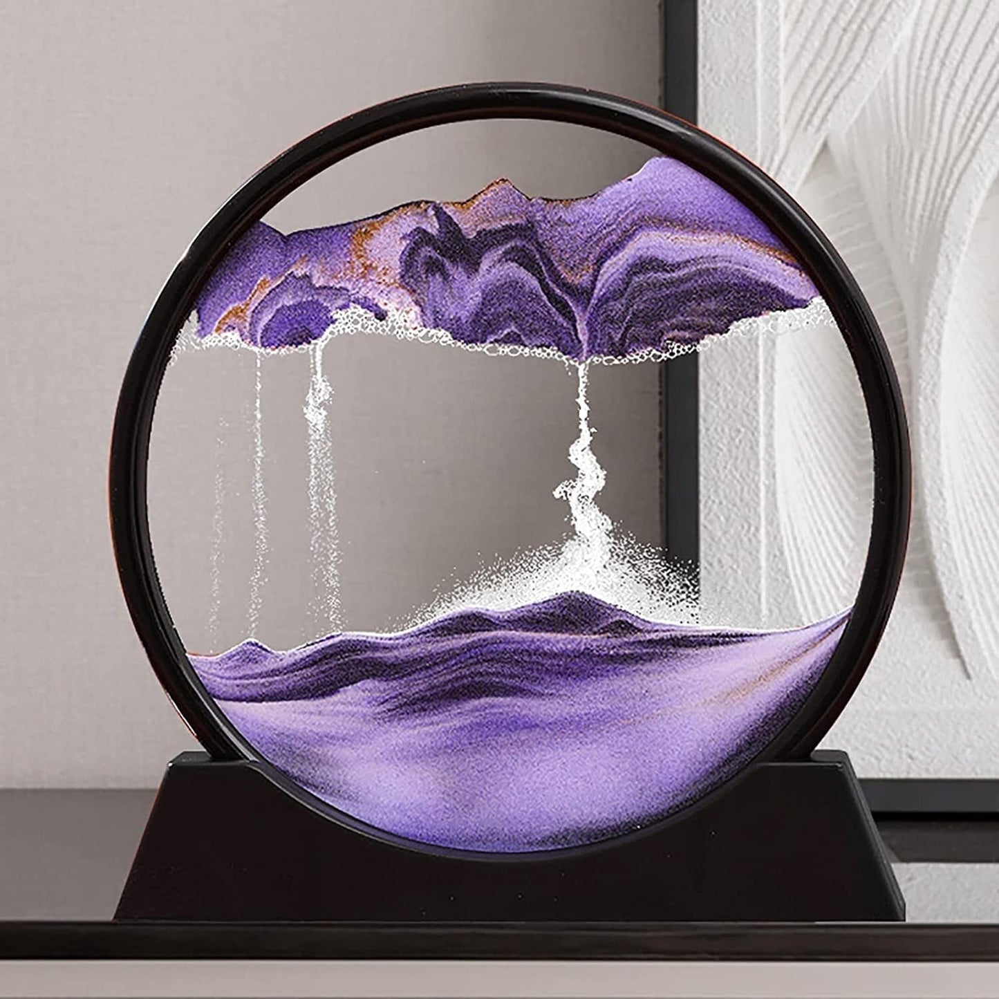 Quicksand 3D Art Table Lamp | Moving Sand Art | 7 Inch | Free flow