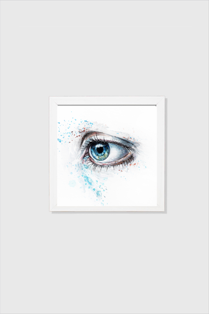 Eye Framed Poster