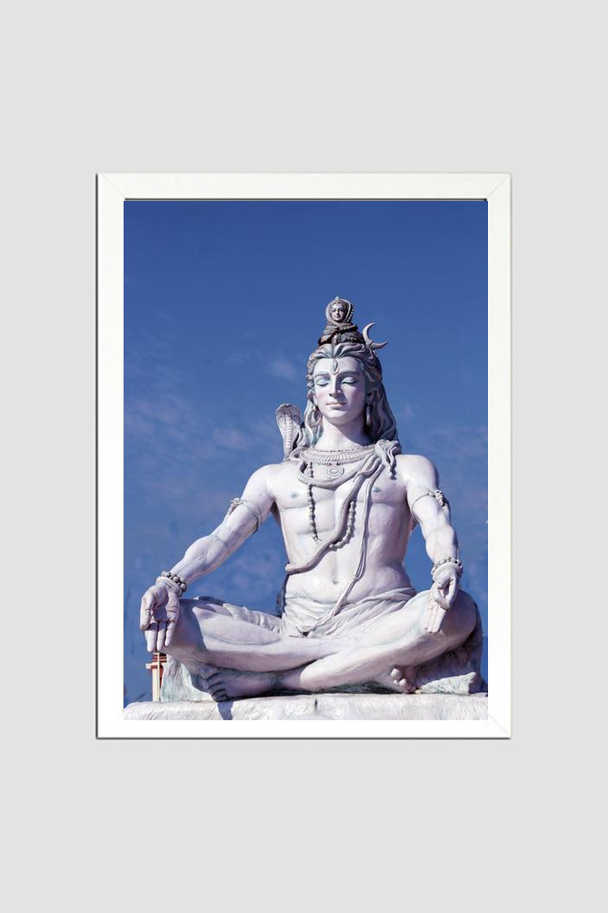 Meditating Shiva Framed Poster