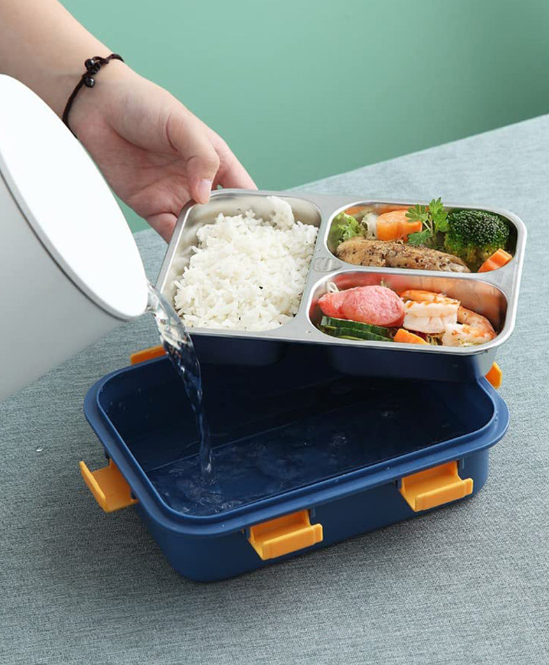 100% Leak Proof Stainless Steel Lunch Boxes | Tiffin Box for Adult Kids